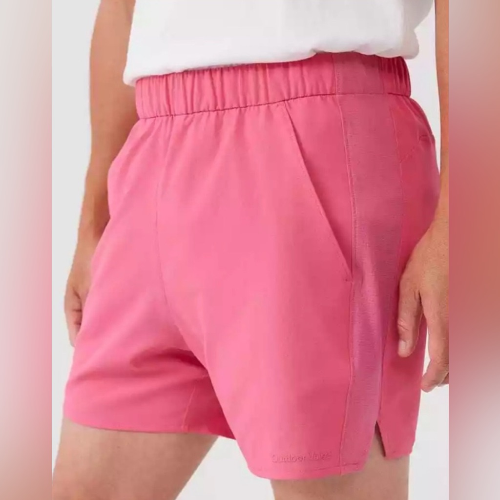 Outdoor Voices Linerless High Stride 5” Pink Athletic Shorts - Nwt - Size L